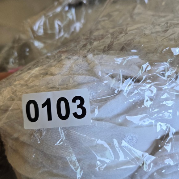 Ecote XS White Embroidered Beaded Embellished Peplum Sleeveless Tank Top - Picture 10 of 10